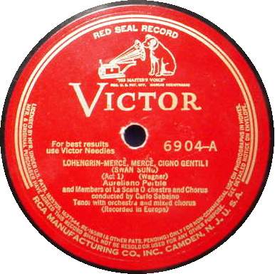 AURELIANO PERTILE 12" 78 RPM - WAGNER Lohengrin