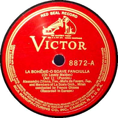 ALESSANDRO ZILIANA & MAFA DA FAVERO 12" 78 RPM - Boheme