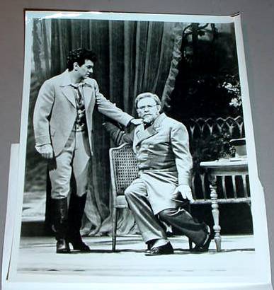 PLACIDO DOMINGO & CORNELL MACNEIL PBS 8 x 10 PHOTO