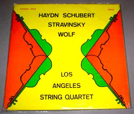 LOS ANGELES STRING QUARTET SEALED LP - Crystal M103 - Afbeelding 1 van 1